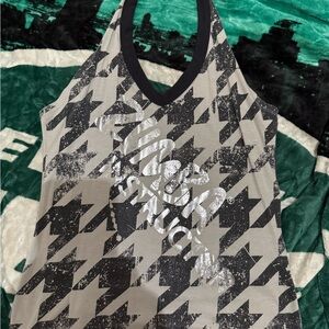 Gray and Black Halter Tank Top size spicy-Small